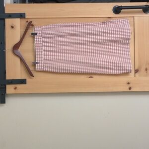 Lou & Grey Pink Gingham Skirt